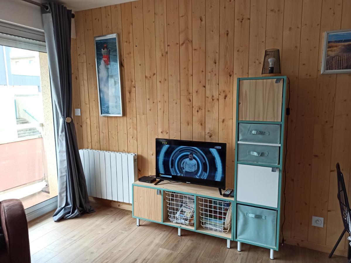 Les Obiones, Fort Mahon Plage, magnifique studio cabine 4p vue latérale mer avec balcon , parking privé gratuit, wifi, classé 2 étoiles, exposition plein sud en Baie de Somme Exterior foto